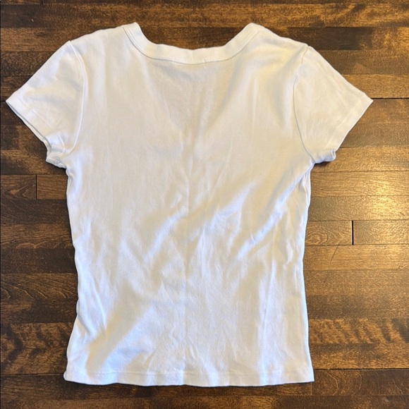 Michael Stars White T-Shirt - Picture 2 of 2